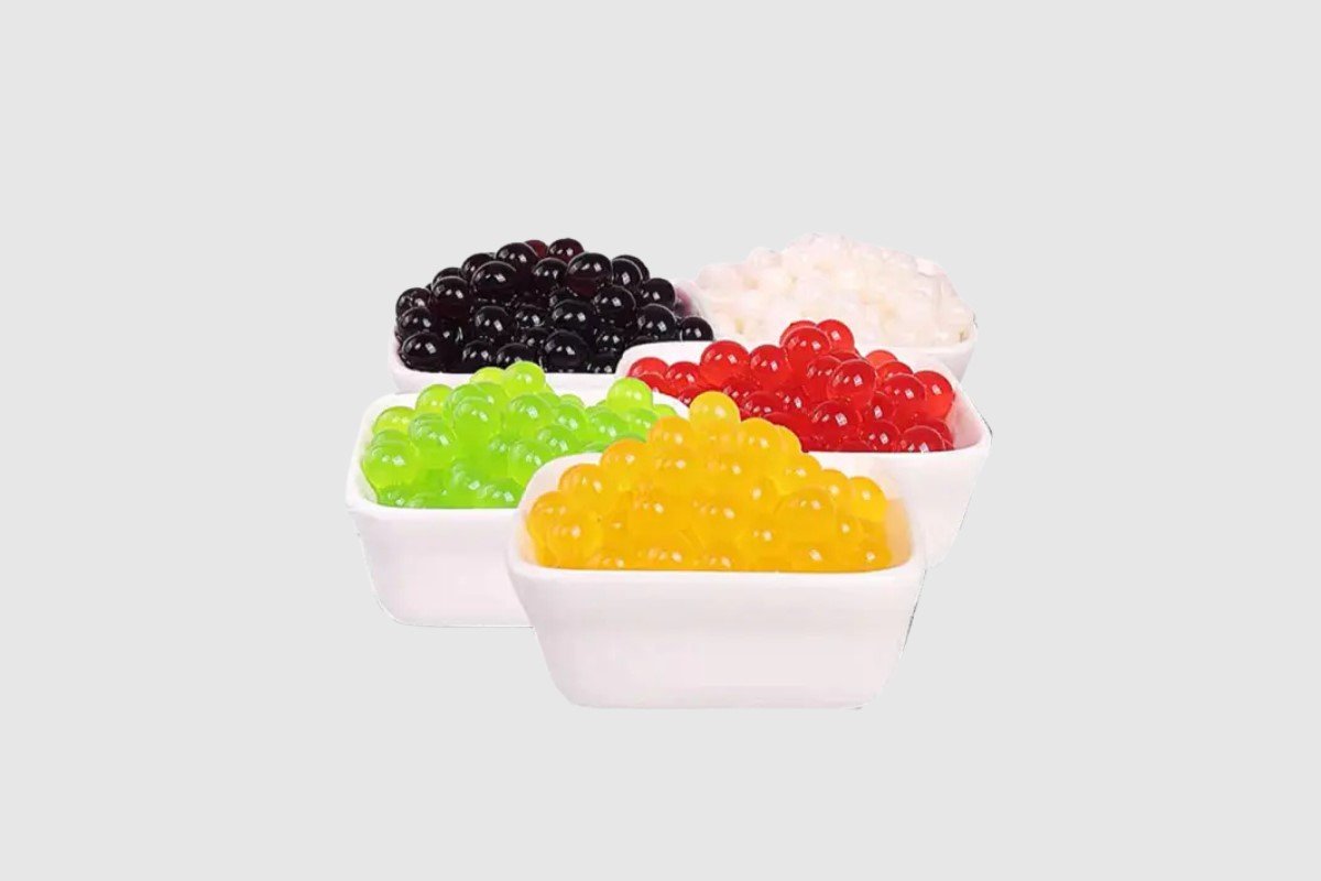 Bubble tea ingredientai